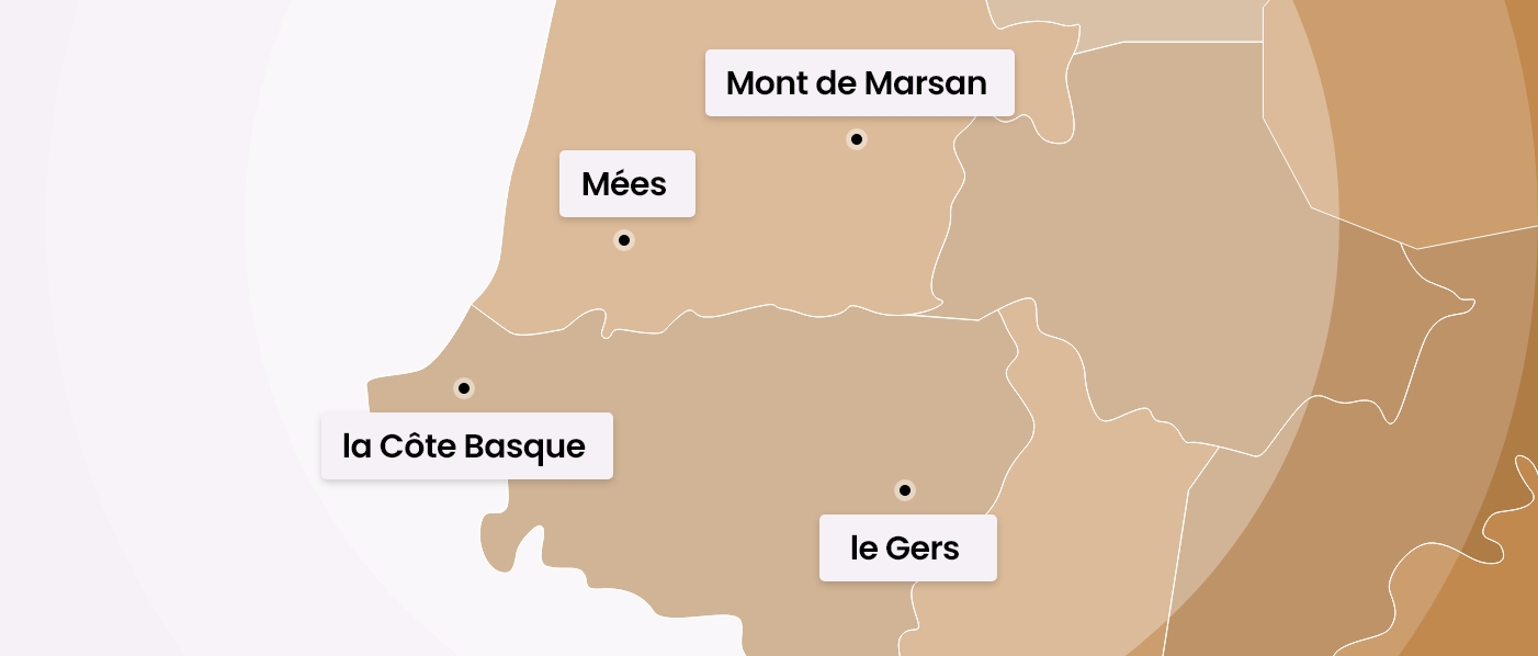 Landes Peinture Magasin De Peinture Mont De Marsan Map